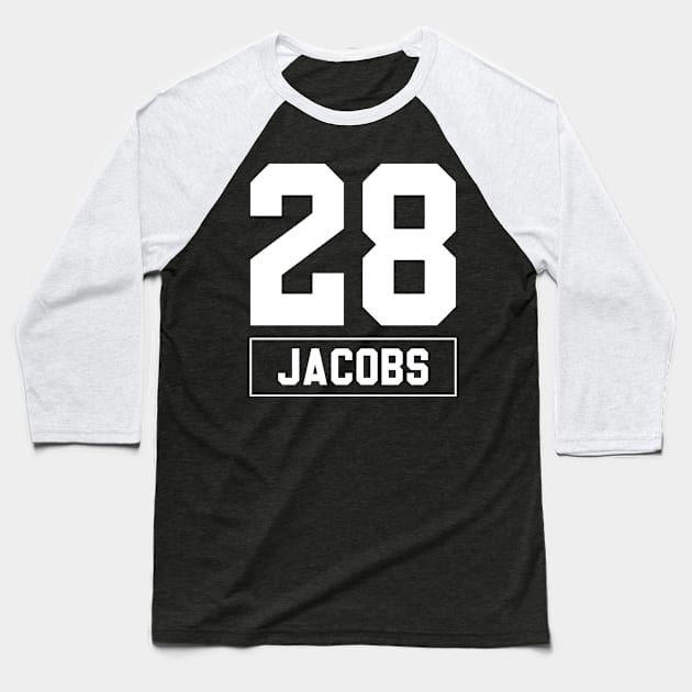 Josh Jacobs Raiders Baseball T-Shirt by Cabello's